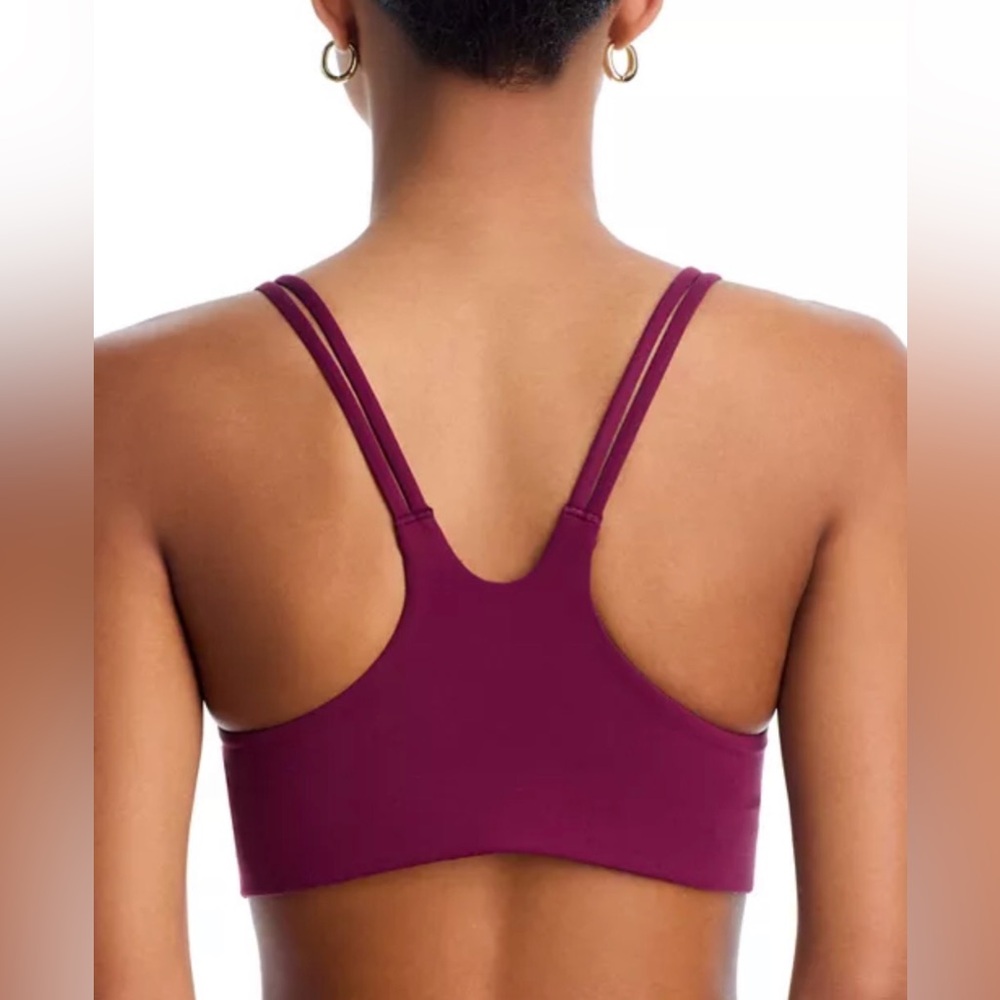 NWT Spanx Bare Essentials Zero Impact Bra Plum Berry Sz S - Picture 2 of 7